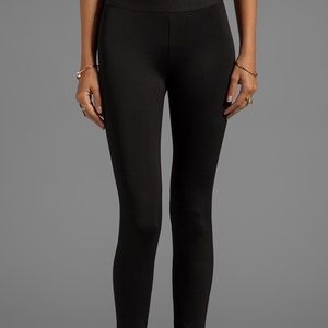 BCBG Maxazria mason black pointe leggings